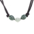 Jade pendant necklace, 'Ancestral Maya in Apple Green' - Geometric Jade Pendant Necklace from Guatemala (image 2b) thumbail