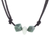 collar con colgante de jade - Collar con colgante de jade verde elaborado en Guatemala