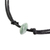 Halskette mit Jade-Anhänger - Guatemaltekische Halskette mit einem Scheibenanhänger aus grüner Jade