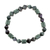 Jade beaded stretch bracelet, 'Geometric Jade' - Jade Bead Stretch Bracelet from Guatemala thumbail
