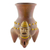 Ceramic decorative vase, 'Mesoamerican Beauty' - Pre-Hispanic Ceramic Decorative Vase from Nicaragua (image 2a) thumbail