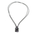 Jade pendant necklace, 'Maya Glory' - Black Jade Pendant Necklace with Cotton Cord (image 2b) thumbail