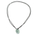 Jade pendant necklace, 'Ancient Memory' - Green Jade Pendant Necklace with Cotton Cord (image 2c) thumbail