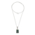 Jade pendant necklace, 'Roped Facets' - Faceted Jade Pendant Necklace from Guatemala thumbail
