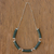 Jade pendant necklace, 'Mayan Power in Dark Green' - Jade Link Pendant Necklace in Dark Green from Guatemala (image 2) thumbail