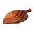 Wood appetizer bowl, 'Jungle Delicacies' - Leaf-Shaped Wood Appetizer Bowl from Guatemala thumbail