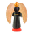 Wood sculpture, 'Wise Angel' - Hand-Painted Wood Angel Sculpture from Guatemala (image 2d) thumbail