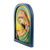 Wood relief panel, 'Sacred Love' - Mary and Jesus Pinewood Relief Panel from Guatemala (image 2b) thumbail