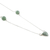 Jade pendant necklace, 'Me and You in Apple Green' - Apple Green Heart-Shaped Jade Necklace from Guatemala (image 2c) thumbail
