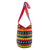 Crocheted cotton bucket bag, 'Multicolored Geometry' - Crocheted Geometric Motif Cotton Bucket Bag from Guatemala (image 2a) thumbail