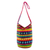 Crocheted cotton bucket bag, 'Multicolored Geometry' - Crocheted Geometric Motif Cotton Bucket Bag from Guatemala (image 2b) thumbail