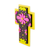 Gourd and wood wall cross, 'Neon Flowers' - Vibrant Floral Gourd and Wood Wall Cross from El Salvador (image 2b) thumbail