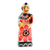 Wood figurine, 'Saint and Child' - Hand Painted Pinewood Saint Anthony Figurine from Guatemala (image 2a) thumbail