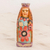 Wood figurine, 'Our Lady of Carmen' - Hand Painted Pinewood Virgin Figurine from Guatemala thumbail