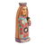 Wood figurine, 'Our Lady of Carmen' - Hand Painted Pinewood Virgin Figurine from Guatemala (image 2b) thumbail