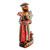 Wood statuette, 'Faithful Saint' - Hand Painted Pinewood Saint Francis Statuette (image 2c) thumbail