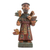 Wood statuette, 'Faithful Servant' - Hand Painted Pinewood Saint Francis Statuette (image 2a) thumbail