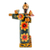 Wood statuette, 'Friend of Animals' - Hand Painted Pinewood Statuette of Saint Francis thumbail