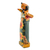 Wood statuette, 'Friend of Animals' - Hand Painted Pinewood Statuette of Saint Francis (image 2c) thumbail