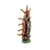 Wood statuette, 'Glowing Guadalupe' - Handcrafted Pinewood Mary Statuette from Guatemala