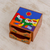 Wood Jewellery box, 'Salvadoran Landscapes' - Colorful Pinewood Jewellery Box from El Salvador