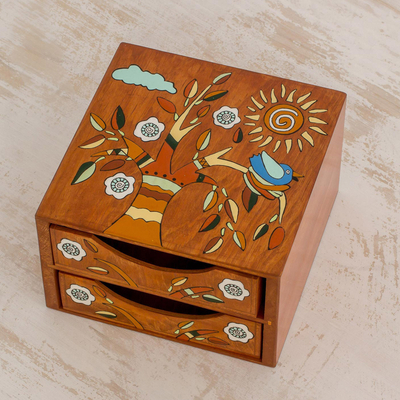 Wood jewelry box, Lively Tree