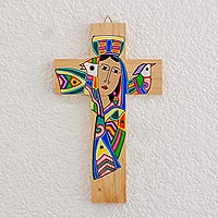 Wood wall cross, 'Virtuous Woman'