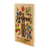 Panel en relieve de madera, 'Hazme un instrumento de tu paz' ​​- Relieve de madera de pino que representa a Jesús de El Salvador