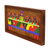 Holzreliefplatte, „Heiliges Abendmahl“. - Handbemalte Kiefernholz-Relieftafel des Abendmahls