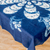 Batik cotton tablecloth, 'Flower of Paradise' - Floral Batik Cotton Table Cloth from El Salvador