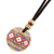 Collar con colgante de madera - Collar con Colgante de Madera de Pino con Motivos Mayas de Guatemala