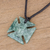 Jade pendant necklace, 'Green Paté Cross' - Jade Cross Pendant in Green from Guatemala (image 2) thumbail