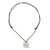 Jade pendant necklace, 'Apple Green Paté Cross' - Jade Cross Pendant in Apple Green from Guatemala