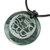 Jade pendant necklace, 'Tz'ikin Medallion' - Jade Pendant Necklace of Mayan Figure Tz'ikin from Guatemala (image 2c) thumbail