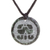 Jade pendant necklace, 'Ajmaq Medallion' - Jade Pendant Necklace of Mayan Figure Ajmaq from Guatemala