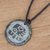 Jade pendant necklace, 'Kej Medallion' - Jade Pendant Necklace of Mayan Figure Kej from Guatemala (image 2) thumbail