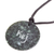 Jade pendant necklace, 'Kej Medallion' - Jade Pendant Necklace of Mayan Figure Kej from Guatemala (image 2d) thumbail