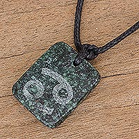 Featured review for Jade pendant necklace, Verdant Cancer