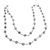 Glass beaded garland, 'Brilliant Night' - Handcrafted Glass Beaded Garland from Guatemala (image 2a) thumbail