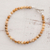 Jasper beaded bracelet, 'Earthen Globes' - Jasper Beaded Bracelet from Guatemala thumbail