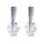 Sterling silver stud earrings, 'Straight and True' - Elongated Triangle Modern Sterling Silver Stud Earrings