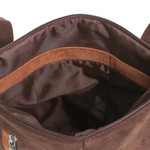 Suede backpack, 'Exploration in Espresso' - Handmade Suede Backpack in Espresso from Costa Rica