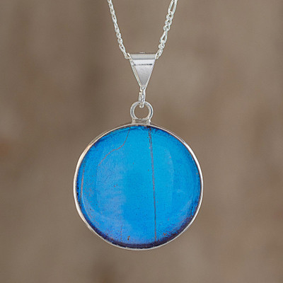 DiamondJewelryNY Ill Hold You in My Heart Pendant with a Aqua Swarovski Stone on an 18 Inch Chain