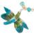 Agate and recycled glass beaded pendant necklace, 'Eco-Friendly Dragonfly' - Agate and Recycled Glass Dragonfly Necklace from Costa Rica (image 2d) thumbail