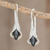 Jade drop earrings, 'Arum Lilies' - Jade Arum-Lily Flower Drop Earrings from Guatemala