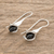 Jade drop earrings, 'Arum Lilies' - Jade Arum-Lily Flower Drop Earrings from Guatemala (image 2b) thumbail