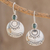 Jade drop earrings, 'Destiny Nahual' - Nahual Jade Drop Earrings from Guatemala (image 2) thumbail