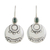 Jade drop earrings, 'Destiny Nahual' - Nahual Jade Drop Earrings from Guatemala thumbail