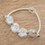Jade pendant bracelet, 'Destiny Nahual' - Nahual Jade Pendant Bracelet from Guatemala