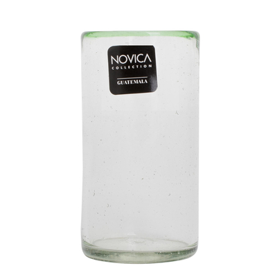 Becher aus recyceltem Glas, (4er-Set) - Set aus vier mundgeblasenen Bechern aus recyceltem Glas in Grün